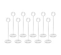 10Pcs Place Card Holders Wire Table Number Holders Picture Stand Memos Clip for Photo Food Signs Memos Notes Wedding Table Number