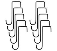 10Pcs Plant Hooks Fence Hooks Wall Hanging Basket Brackets Hooks for Hanging Lights Bird Feeder Plants Planters