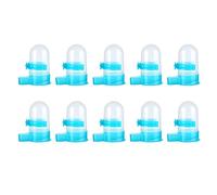 10Pcs Plastic Automatic Bird Food Feeder and Water Dispenser, Hanging Bird Feeding Tool with Narrow Nozzle for Parrots Hamsters, Durable Pet Care Accessory for Cage Use