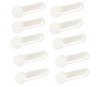 10PCS Plastic Bird Feeders Set, Versatile Small Bird Feeder and Budgie Feeders for Cages, Easy to Attach Food Holder for Parrots Lovebirds Canaries and Budgies, Everyday Feeding Solution