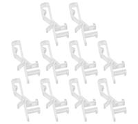 10pcs Plastic Blind Valance Clips 4.75cm Groove Snap Holders