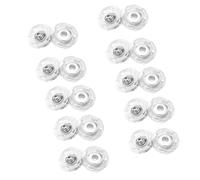 10Pcs Plastic Buttons Fasteners Easy to Install Invisible Sewing Closures for Kids Clothing Jackets Sewing Project Plastic Buttons for Upholstery