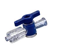 10PCS Plastic Clear Injection 2-Way Stopcock Valve