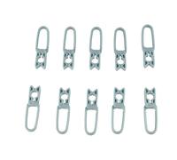 10Pcs Plastic Clothes Pins Hanging Hooks Clothes Peg, Portable Quilt Clothing Clip Windproof Fixed Hanger(grey)