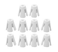 10PCS Plastic Coil Claw Cone Thread Holder Spool Cone Holder, Sewing Accessories Sewing Machine Thread Setter Claw for Industrial Sewing Machine (White)