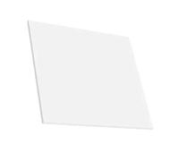 10pcs Plastic Flat Boards White/Black, Length 200mm/300mm Rigid PVC Sheets for Handmade Model Making(White,200x200x0.8mm)