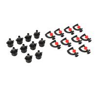 10pcs Plastic Greenhouse Humidifier Irrigation Rotating Micro Nozzle