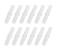 10pcs Plastic Hose Barb Coupler Pp Double Ended Straight Connector