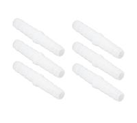 10PCS Plastic Hose Barb Fitting, Straight Equal Barbed Splicer Baota Flexible Hose Mender Joint Connector Union Splicer Joint for Air Gas Water Liquid Line Catheter (6 to 6mm)