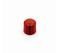 10PCS Plastic Knob Cap Diameter 15mm Height 13.5mm Potentiometer Encoder Knob Flower Shaped Inner Hole 6mm,red with black