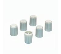 10PCS plastic knob for KY-040 360 Degrees Potentiometer Rotary Encoder ABS Type D Half Shaft Hole Caps Knob 6mm,Grey