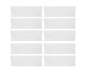 10pcs Plastic L Shaped Shelf Dividers for Commodity Rack Organization