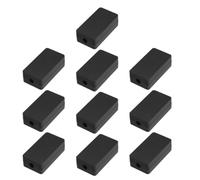 10pcs Plastic LED Junction Box and Flush Mount Design | Sturdy Cable Strain Relief, Slot Cable Bracket Clamp Included, Suitable for LED Wiring Systems and Outdoor Use