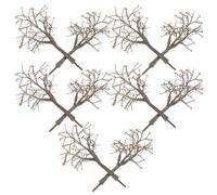 10pcs Plastic Model Trees for Train and Architecture Scenery Coffee