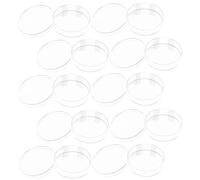 10pcs Plastic Petri Dish with Lid for Classroom Chemistry Experiments
