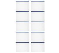 10pcs Plastic Report Cover with Sliding Bar Clip for Presentations | Matte Finish, Seamless Lock Secures Pages, Scratch-resistant Design for Classrooms and Public Presentation Settings