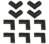 10pcs Plastic Screen Frame Corner Keys Replacement Bracket Black