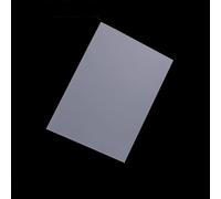10Pcs Plastic Sheet 100mm×200mm×0,6mm, PP Frosted Semi Transparent Boards, Glass Alternative For Partition Panel, Picture Frames, DIY Crafts, Art Projects, Painting Displays