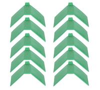 10Pcs Plastic Small Green Anti-skid Design Dove Rest Stand Perches Bird Supplies, Suitable for Dove and Other Birds, High Reliability with Roost Frame