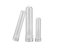 10pcs Plastic Storage Tubes Lab Test Tubes with Screw Lid Round Bottom Containers(40ml)