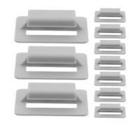 10pcs Plastic Sunshade Clips with Flexible Clip-on Design | Surface, Low-profile Foldable Style, Quick Swap between Shades, Fits Different Sunshade Mesh