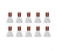 10PCS Plastic Suona Reeds Set with Copper Core - Chinese Double Reed for Horn - Traditional Wind Instrument Accessories - S M L Sizes for Practice & Performance(M Size)