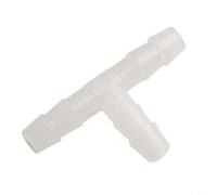 10pcs Plastic T Piece Aquarium Airline Tubing Connector 4mm 5mm 6mm 8mm Fish Tank Pump Hose Splitter Pipe Fitting Aeration System Part(4mm)