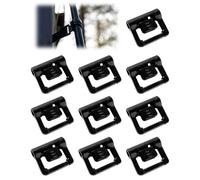 10PCS Plastic Tent Sky Hooks Hanging Hooks with 4.8mm Hole for Camping Tent Poles and Awnings, Fits Straps up to 18mm, Compatible with Vango AirBeam, for Kela V Air, for Galli III Air, for Sky Canopy