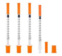 10pcs Plastic Transfer Tools with Scale, 1ml Multiple Uses Measuring Supplies(31g 6mm), Individually Packaged for Lab, Crafting, Liquid Measuring (10)