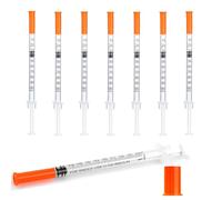 10Pcs Plastic Transfer Tools with Scale, 1ml Multiple Uses Measuring Tools (27gX6mm), Individually Packaged for Lab, DIY, Crafts, Transfering Liquid (10)