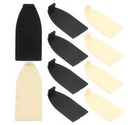 10pcs Plastic Violin Bow Tips for Bow Protection and Repair | Black and White Two Piece Fittings, for Music Schools, Teachers, Stage Performance Practice