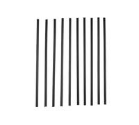 10pcs Plastic Welding Rods for ABS/PP/PVC/PE Repair - 200mm x 5mm x 2.5mm Thermoplastic Soldering for Automotive Bumper, Shell & Pipe Welding(PE White)