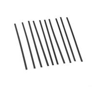 10pcs Plastic Welding Rods for Welding Repairs ABS PP PVC PE for Car Bumper Motorcycle Shell Battery Shell and Plastic Parts 200mm (PE Black)