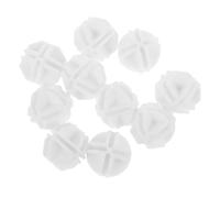 10pcs Plastic Wire Cube Connectors White for Wardrobes and Storage | Multiple Slots, Easy Disassembly and Cleaning, Insert Groove Design, Shoe Rack inside Wardrobe Use