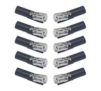 10Pcs Pluggable LED Wire Connector Single Plug-in with Locking Buckle 1 Ways Wires Connectors Enduring Pluggable LED