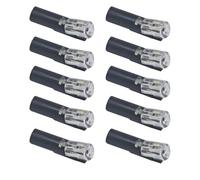 10Pcs Pluggable LED Wire Connector Single Wire Plug-in Connector with Locking Buckle 1 Ways Wires Connectors Enduring Connecting Terminals