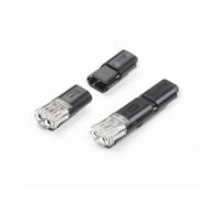 10pcs Pluggable Wire Connector 2pin Quick Splice Electrical Cable Crimp Terminals for Wires Wiring 22-20AWG LED Car Connectors IDGTTLDF