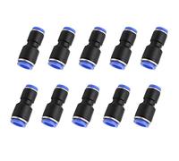 10Pcs Pneumatic Adapter Pneumatic Quick Fittings 8mm to 6mm Push Lock Connector Precision Durable Push Fit Fittings for Air Hose and Water Hose