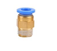 10PCS Pneumatic Air Connector Fitting PC 4mm 6mm 8mm 10mm 12mm Thread 1/4" 1/8" 3/8 1/2 Hose Fittings Pipe Quick Connectors(10mm,1/2")