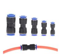 10Pcs Pneumatic Air Fitting PU Pug Series 6mm 8mm to 10mm 12mm Tube Connector Air Water Pipe Push in Hose Quick Couping(PUG-6-10mm)