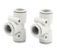 10PCS Pneumatic Connector KQ2T04-00KQ2T06-00A KQ2T08-00A KQ2T10-00A KQ2T12-00A(KQ2T04-00A-10PCS)