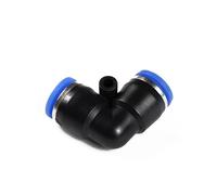 10Pcs Pneumatic Quick Connect Elbow Fittings - PV Series L Shape Air Hose Connectors for Efficient Pipe Hose Assembly(PV-4)