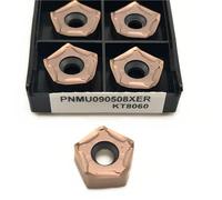 10pcs PNMU090508XER KT8030 KT8060 Carbide Indexable Inserts CNC Lathe Replacement Insert for Steel Stainless Steel Turning(PNMU090508XER K8060)