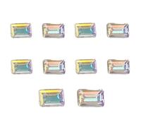 10Pcs Pointed Bottom 3D Crystal Nails Rhinestones Stone Manicure Rhinestones For Nails