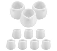 10pcs Porcelain Creamer Server Mini Ceramic White for Cafes Home