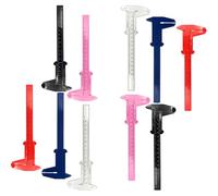 10Pcs Portable Brow Mapping Ruler for Permanent Makeup Artists Compact Experimental Measurement Tools Eyebrow Ruler Microblading Tool