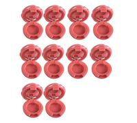 10Pcs Portable Refillable Empty Cosmetic Containers for Eyeshadow Lipstick Travel Size Leakproof Design Storage Case Leak Proof Cosmetic Refill Bottles, Grapefruit Color