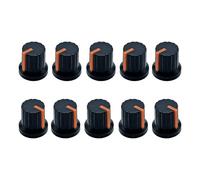 10Pcs Potentiometer Control Knob Guitar Volumes Control 6mm Shaft Hole Amplifier Knobs Potentiometer For Effect Pedal Amplifier