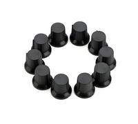 10Pcs Potentiometer Knob Replacement Guitar Volumes Control Rotary Knob 6mm Knurled Shaft Hole Amplifier Knob