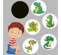 10pcs Potty Training Magic Stickers, Heat Activated Potty Training Stickers, Thermal Potty-Training Stickers, Wee activated Stickers, Wee Activated, Self-Adhesive, Reusable, Potty Training Reward